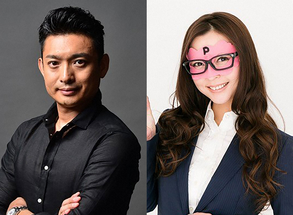 フジ新バラエティー 突然ですが占ってもいいですか に出演する占い師の木下レオン 左 とぷりあでぃす玲奈 スポニチ Sponichi Annex 芸能