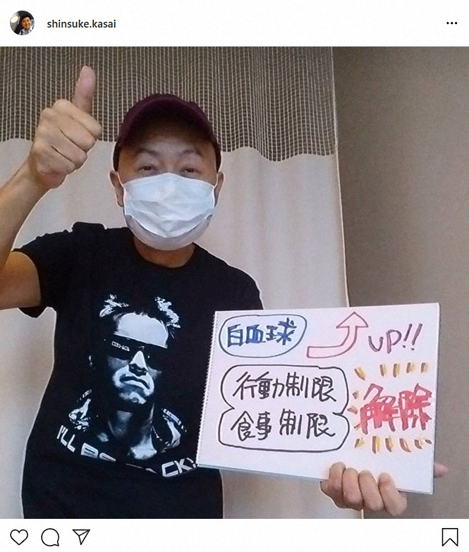 【画像・写真】笠井信輔アナ、治療の効果で体調改善　“制限”も次々解除「私の体、頑張ってます」