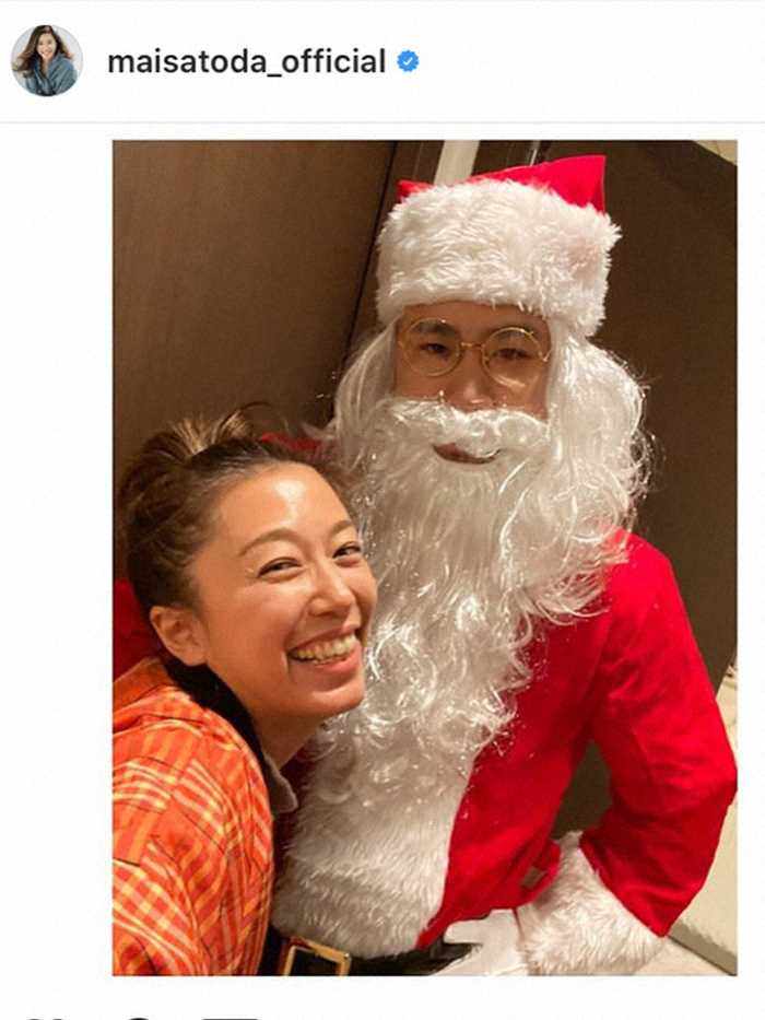 【画像・写真】里田まい　結婚記念日に夫・マー君へ「一緒に笑って一緒に老けよう」　笑顔2ショットに「うける」の声も