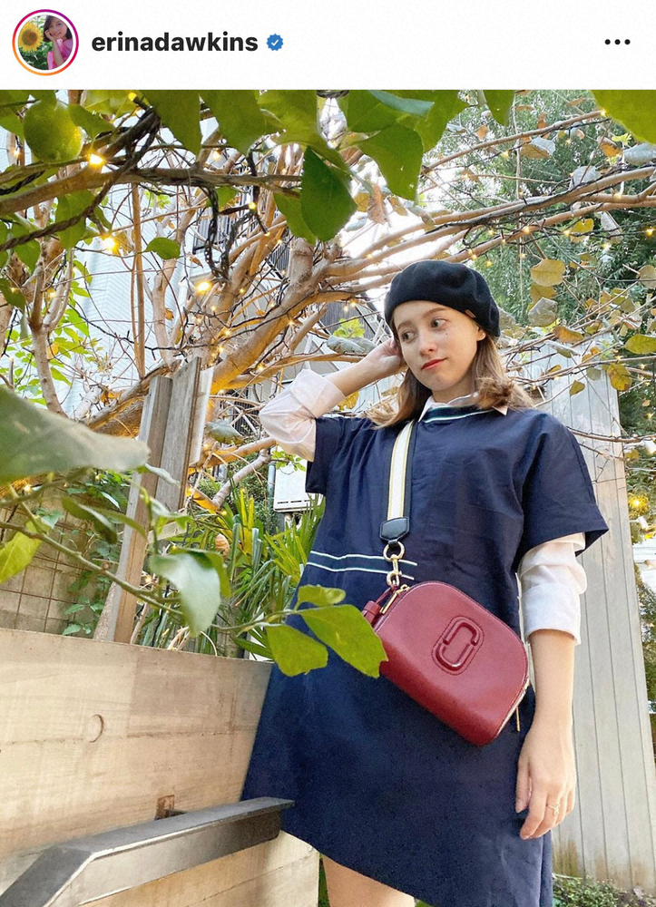 【画像・写真】ドーキンズ英里奈公式インスタグラムより（＠erinadawkins）