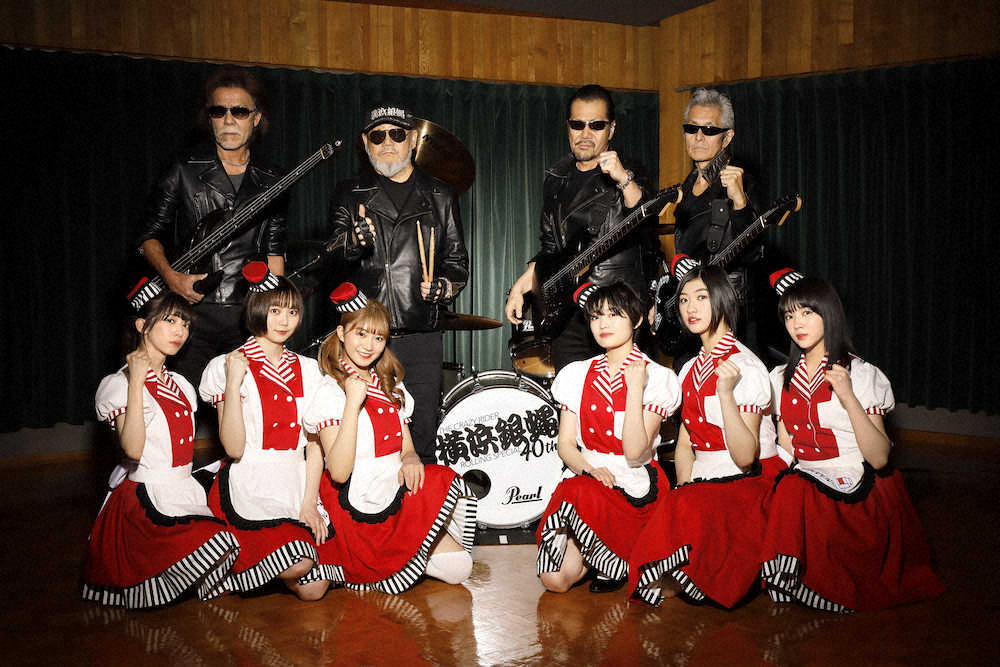 【画像・写真】エビ中×横浜銀蝿　異色の学園!?コラボ　Johnny感動「40年も前の曲をカバーしてもらえるなんて」