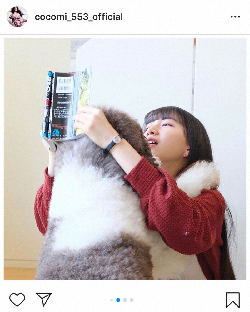 【画像・写真】Cocomi　「鬼滅の刃」4回目の読み返し「推しが尊い」　妹・Koki，撮影の「少し過激」な写真も