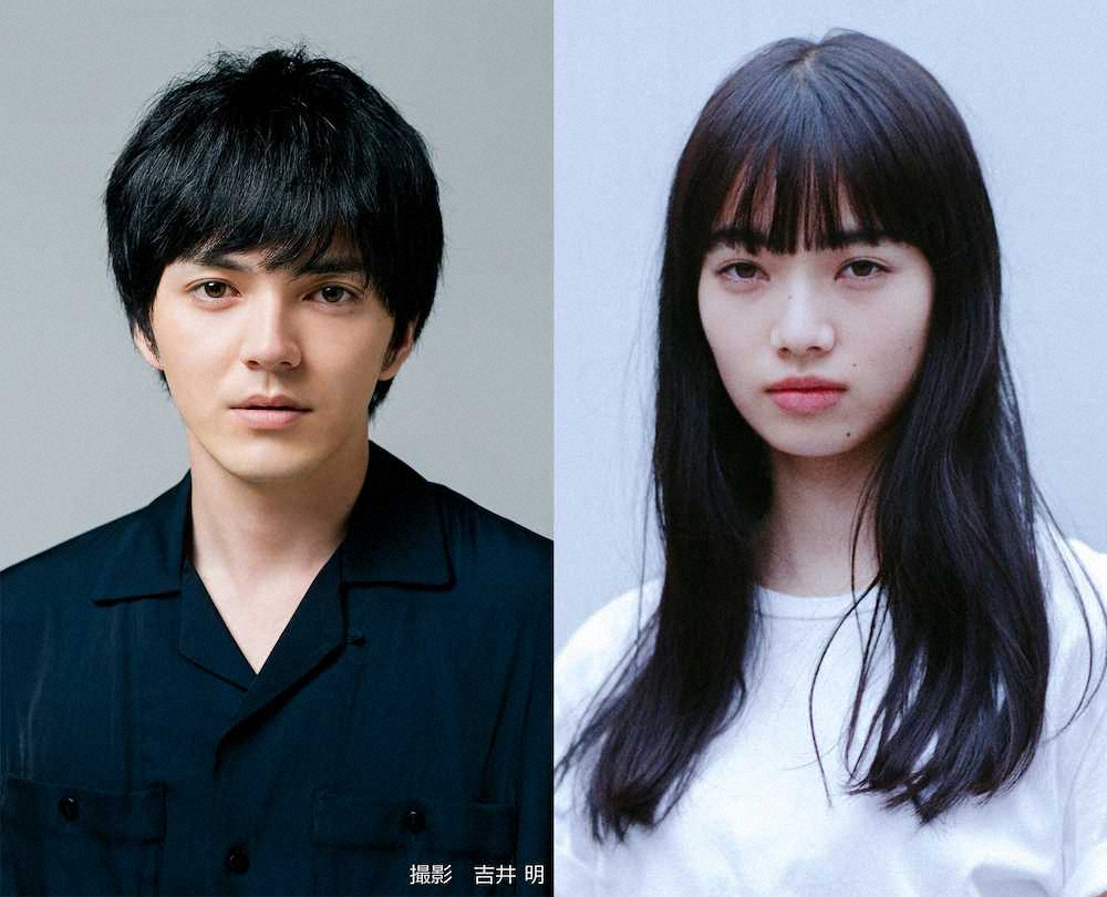 来年公開の映画「恋する寄生虫」で初共演し、恋人役を演じる林遣都（左）と小松菜奈