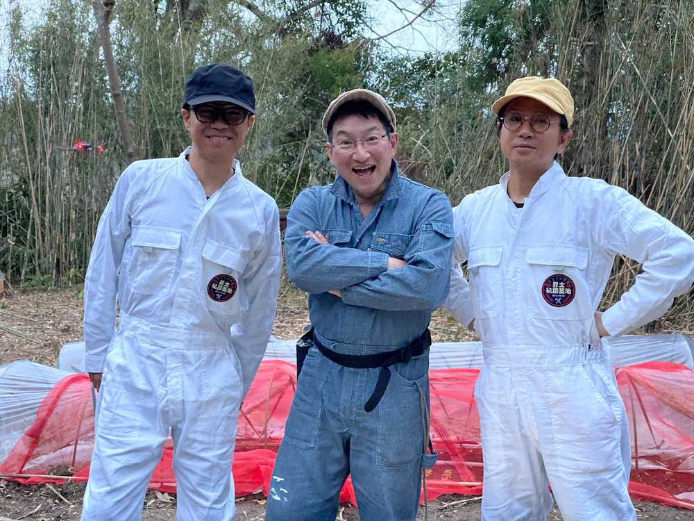 【画像・写真】BS朝日「オトナの楽園　昇太秘密基地」に出演する春風亭昇太（中央）とゲストのF－BLOODの藤井フミヤ（右）と藤井尚之