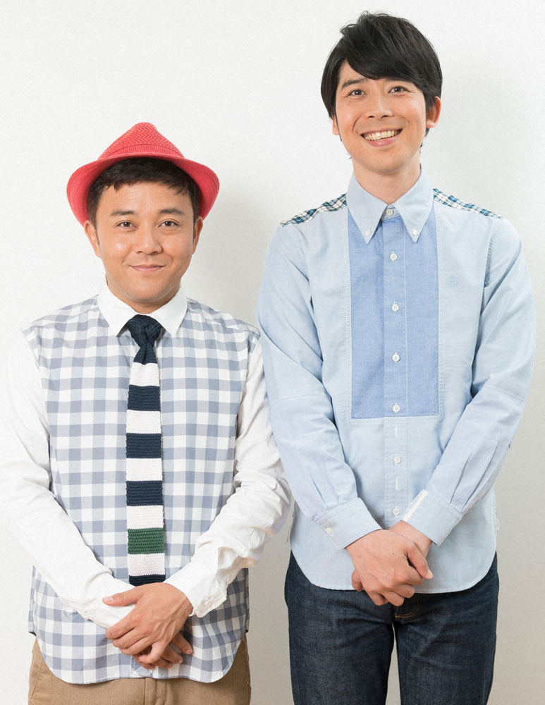 お笑いコンビ「パラシュート部隊」の斉藤優（左）と矢野ぺぺ