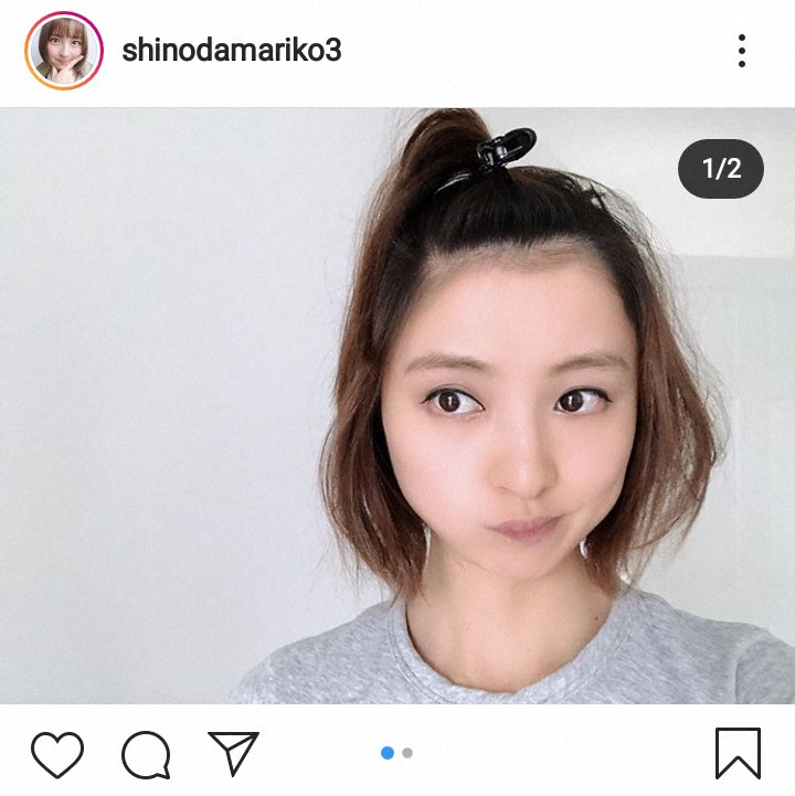 篠田麻里子公式インスタグラム（＠shinodamariko3）より