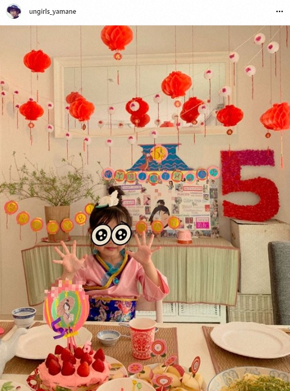 【画像・写真】アンガ山根　娘の誕生日パーティーが凄い！「ママがめちゃめちゃ頑張って…」ディズニーの世界再現