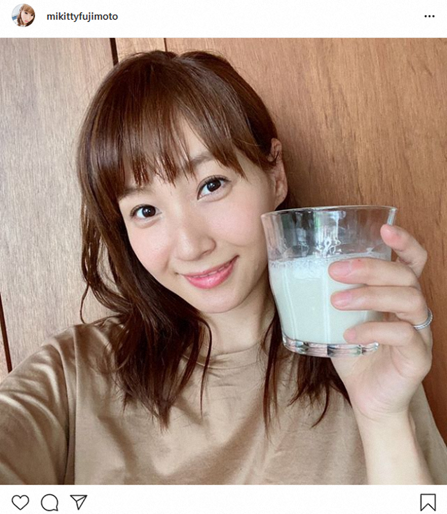 藤本美貴の公式インスタグラム Mikittyfujimoto より スポニチ Sponichi Annex 芸能