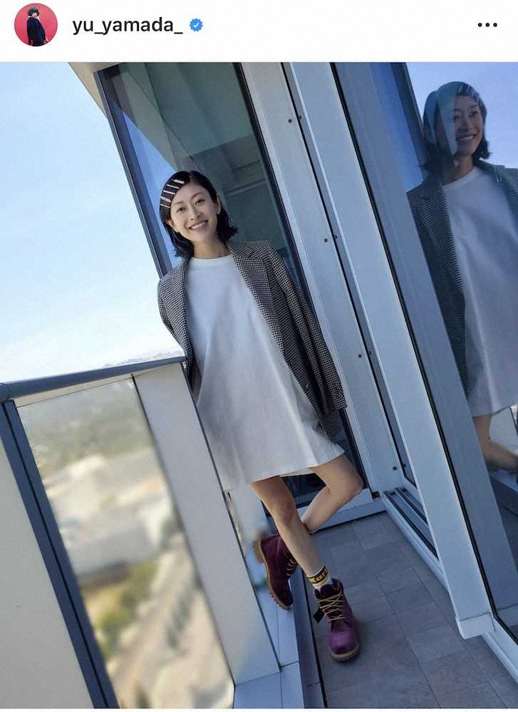 【画像・写真】山田優「楽な格好だけどお洒落したい」“わがままコーデ”に「シンプルなのにおしゃれ」と反響