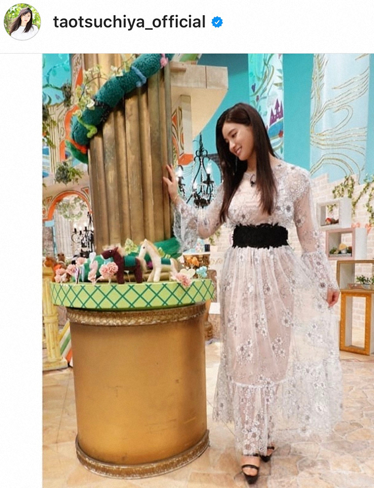 【画像・写真】土屋太鳳、「お姫様っぽい」シースルーワンピ姿披露　「女神」「どんどん大人っぽく」
