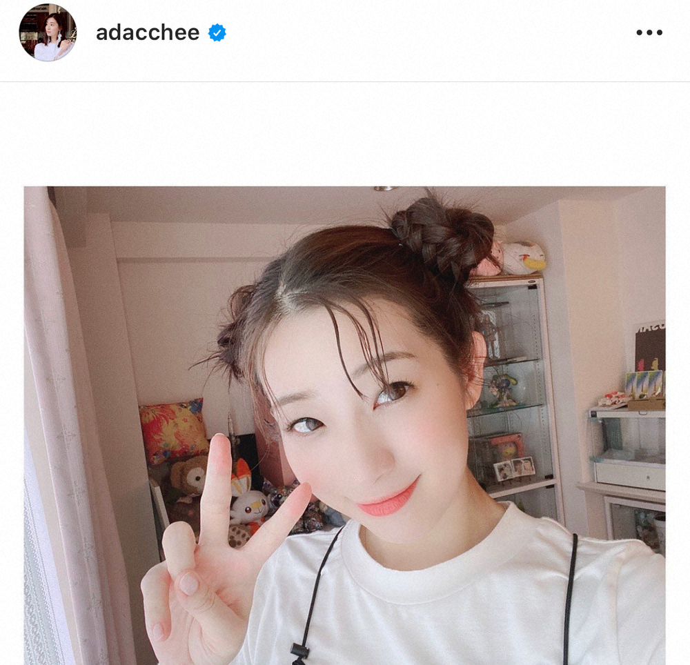 【画像・写真】足立梨花“おだんごヘア”披露に絶賛の声「かわいさ爆発」「ミニーマウスみたい」