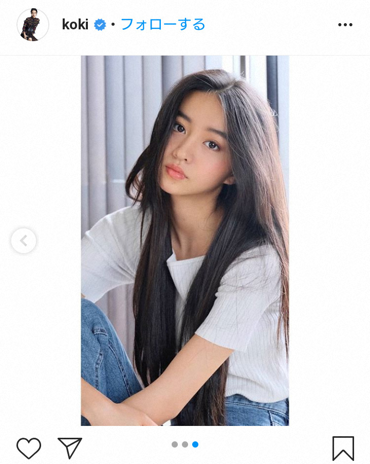 【画像・写真】Koki，姉・Cocomi撮影の自然体ショット公開に「写真集にしたらいいのに」「この感じ素敵～」