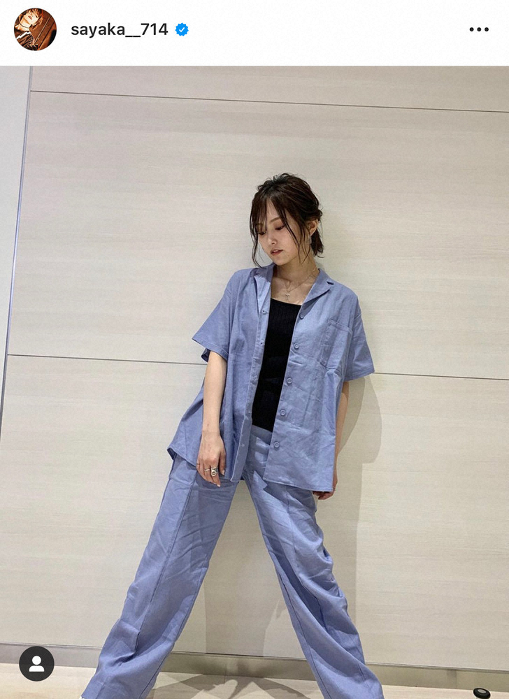 【画像・写真】山本彩　爽やかなセットアップ姿披露に「鉄板の美しさ」「女子力高すぎ！！」