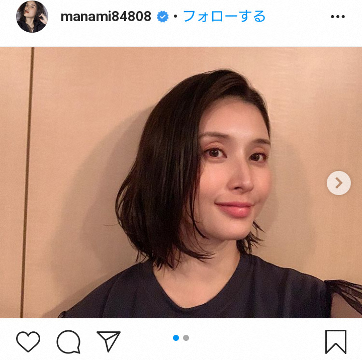 【画像・写真】橋本マナミ　育児に備え「セットが楽になる」ストパー姿公開に「お似合いです」「とても綺麗」