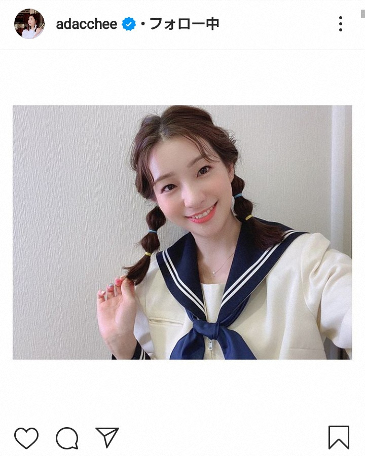 【画像・写真】足立梨花「久々」セーラー服姿＆おさげ髪披露に反響「現役！？」「違和感ゼロ」「若い」