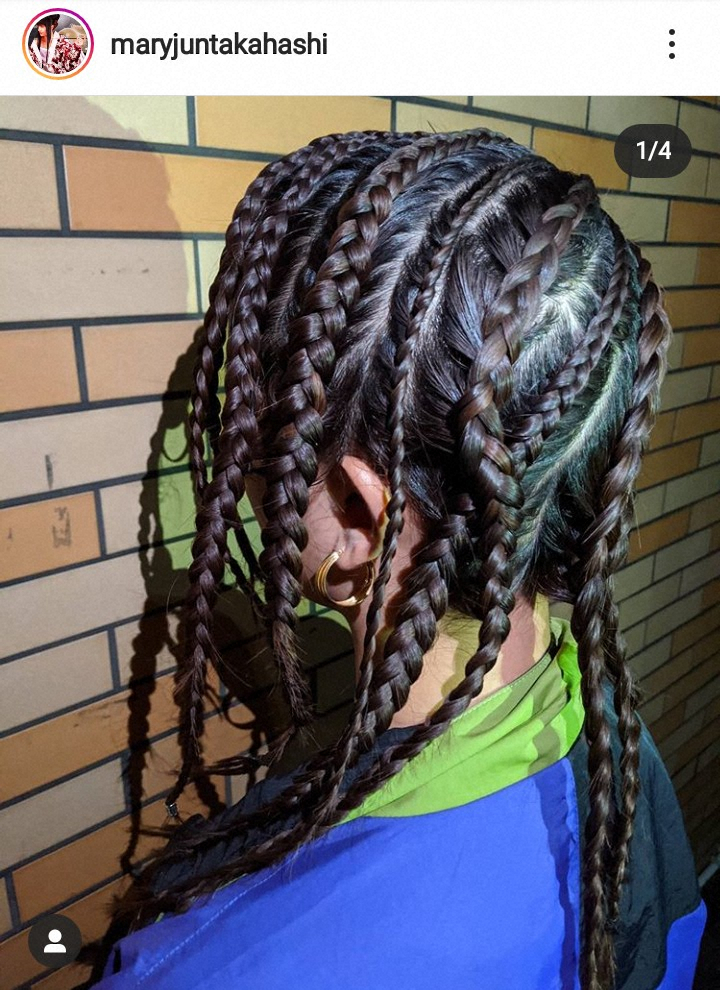 【画像・写真】高橋メアリージュン「あこがれ」ブレイズヘア披露　細かい編み込みに「ワイルド」「カッコいい」