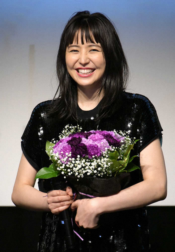 映画「MOTHER　マザー」公開記念リモート舞台あいさつに出席した長澤まさみ