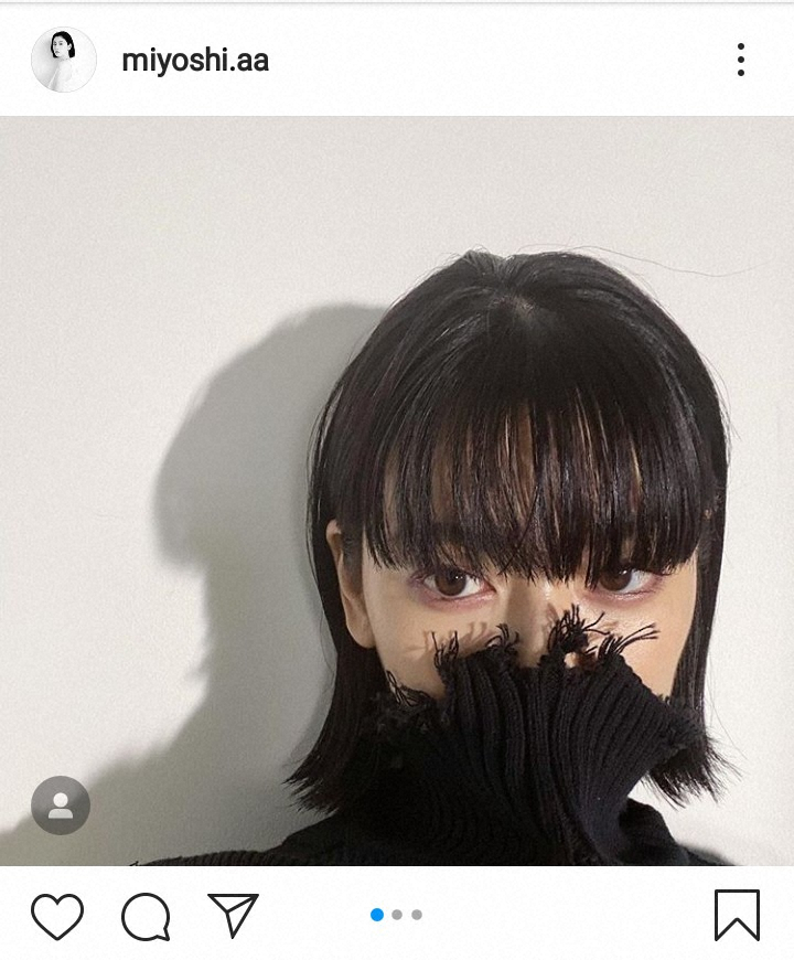 【画像・写真】三吉彩花　前髪作ったニューヘア披露に反響「雰囲気がガラッと変わります」「美しい」