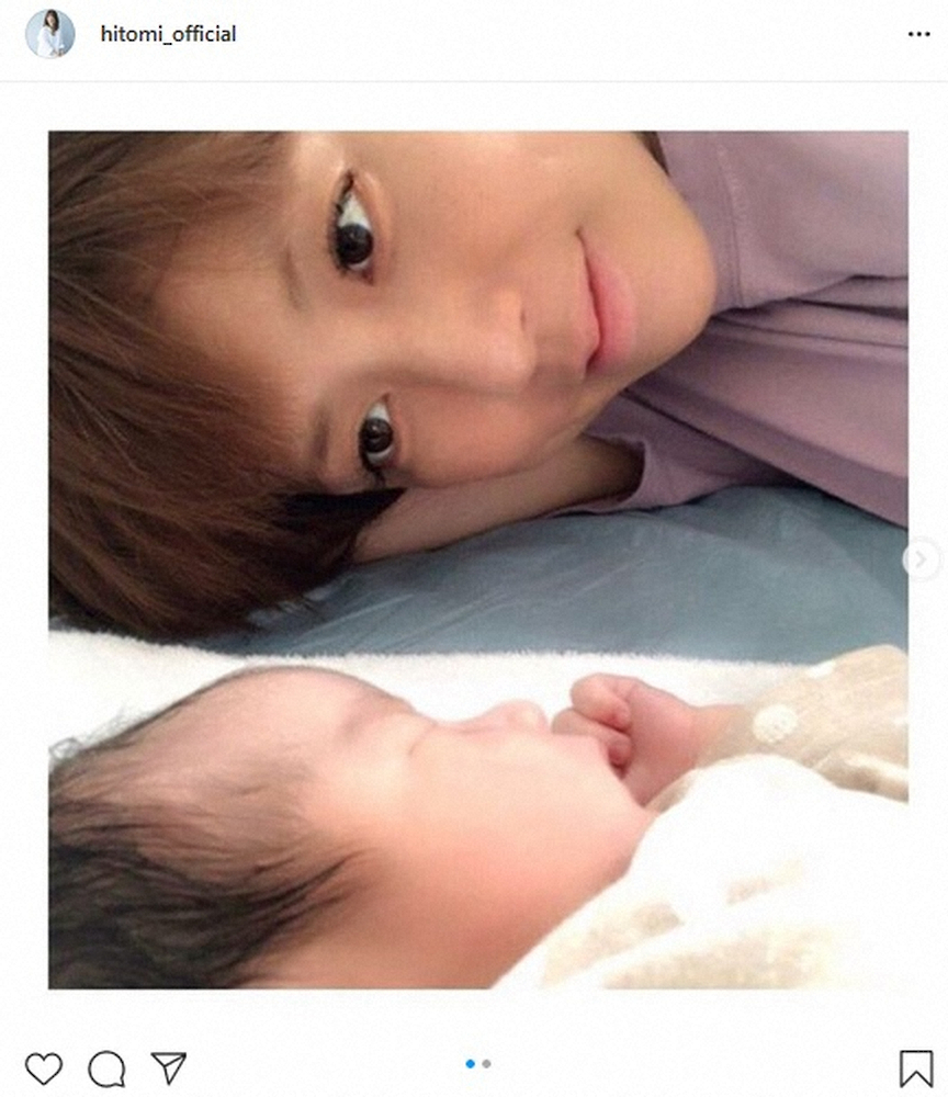 【画像・写真】hitomi　第4子男児出産を発表　44歳での高齢出産乗り越え「無事に産まれてきてくれてなにより」