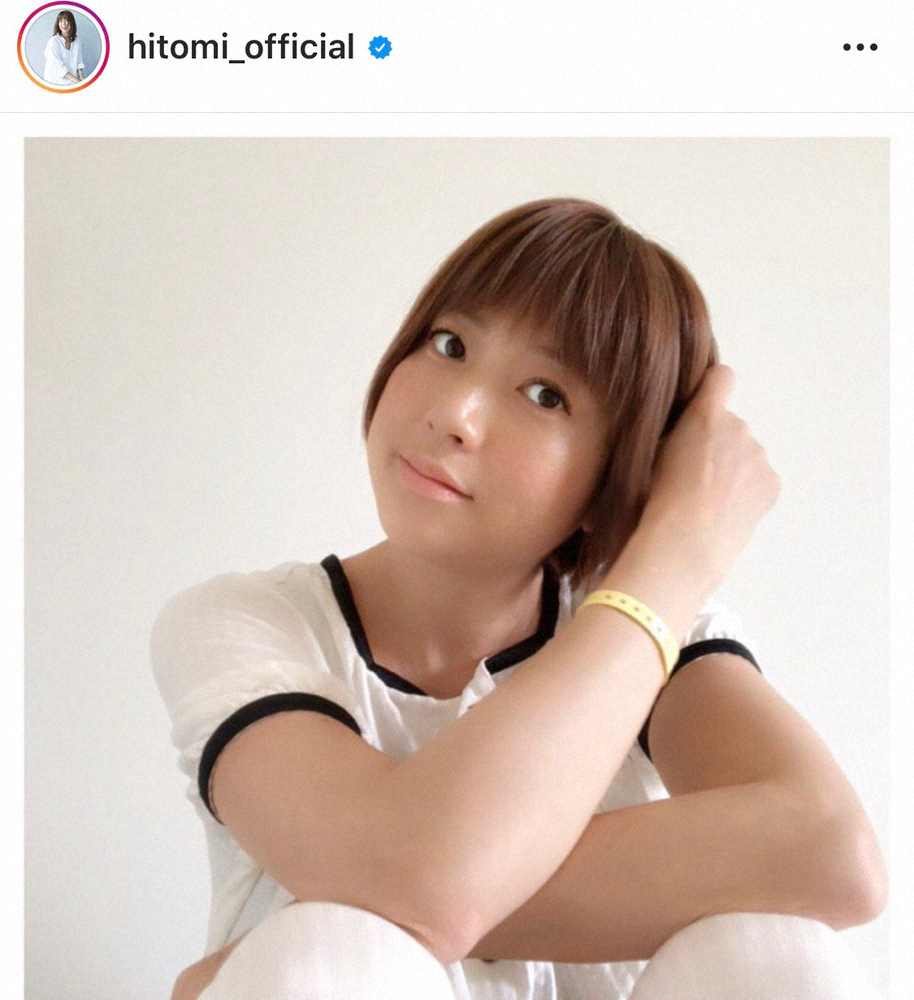 hitomi公式インスタグラム（hitomi_official）より
