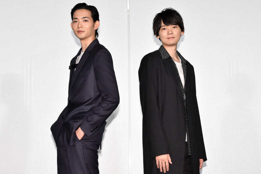 映画「リスタートはただいまのあとで」でダブル主演の竜星涼（左）と古川雄輝