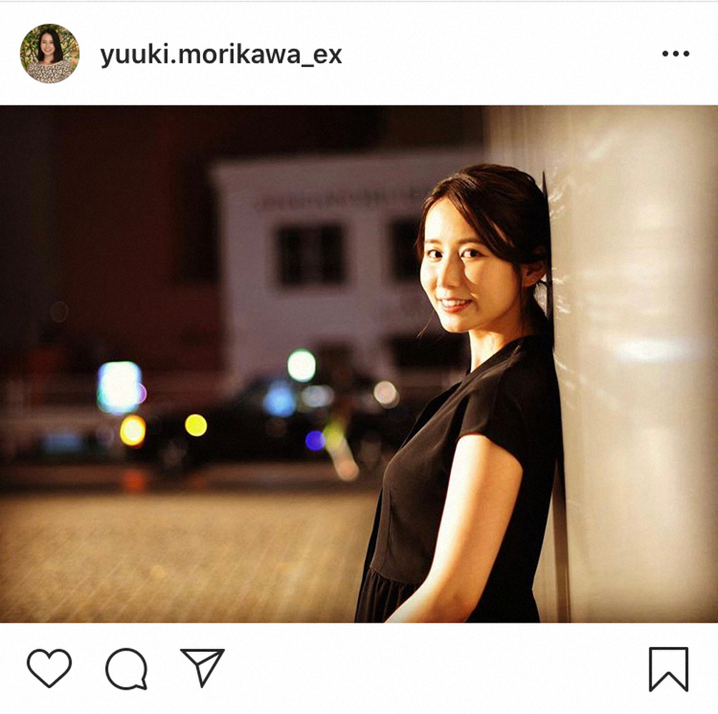 【画像・写真】テレ朝・森川アナ　富川アナ撮影の“本格ショット”に反響「カメラマンとモデルとしても名コンビ」