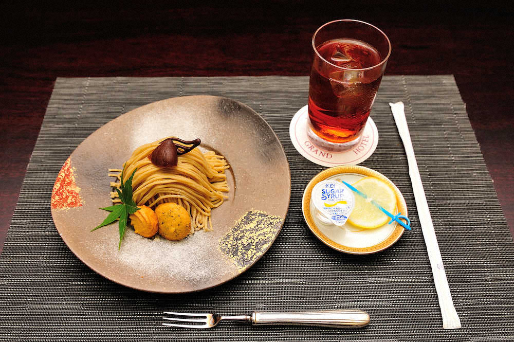 【画像・写真】王位戦午後のおやつ　木村王位はマンゴー杏仁プリン、藤井棋聖は和栗モンブラン