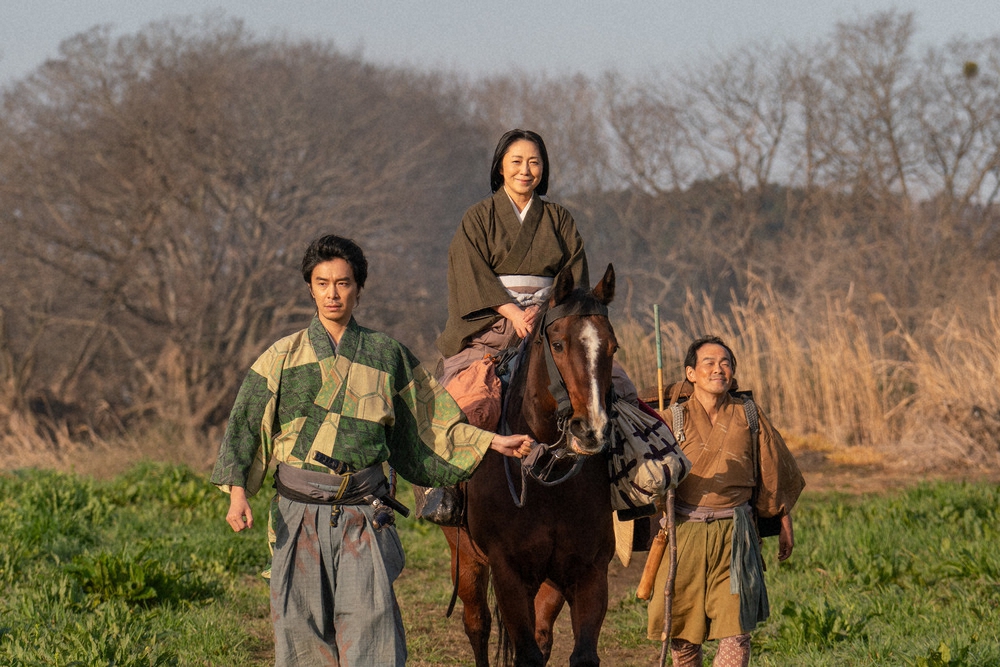 【画像・写真】大河ドラマ「麒麟がくる」第25話。明智光秀（長谷川博己、左）と牧（石川さゆり、中央）（C）NHK