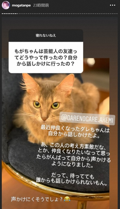 【画像・写真】最上もが公式インスタグラム（mogatanpe）より