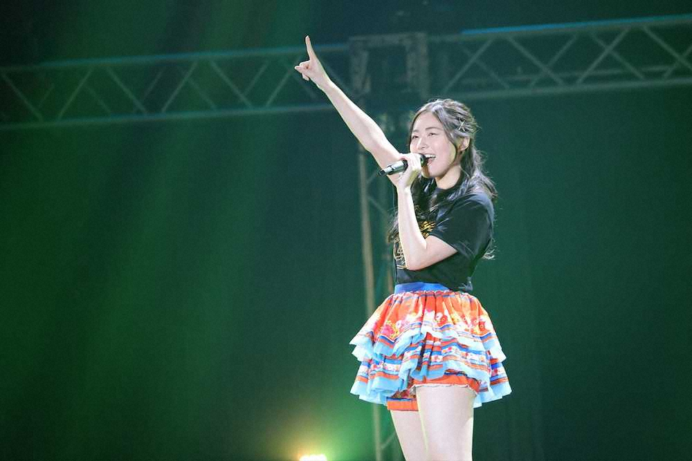 SKE48の12周年記念特別ライブに出演した松井珠理奈