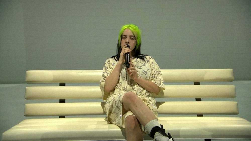 【画像・写真】ビリー・アイリッシュ　初のオンラインライブ「雰囲気良くて最高」トランプ大統領批判も