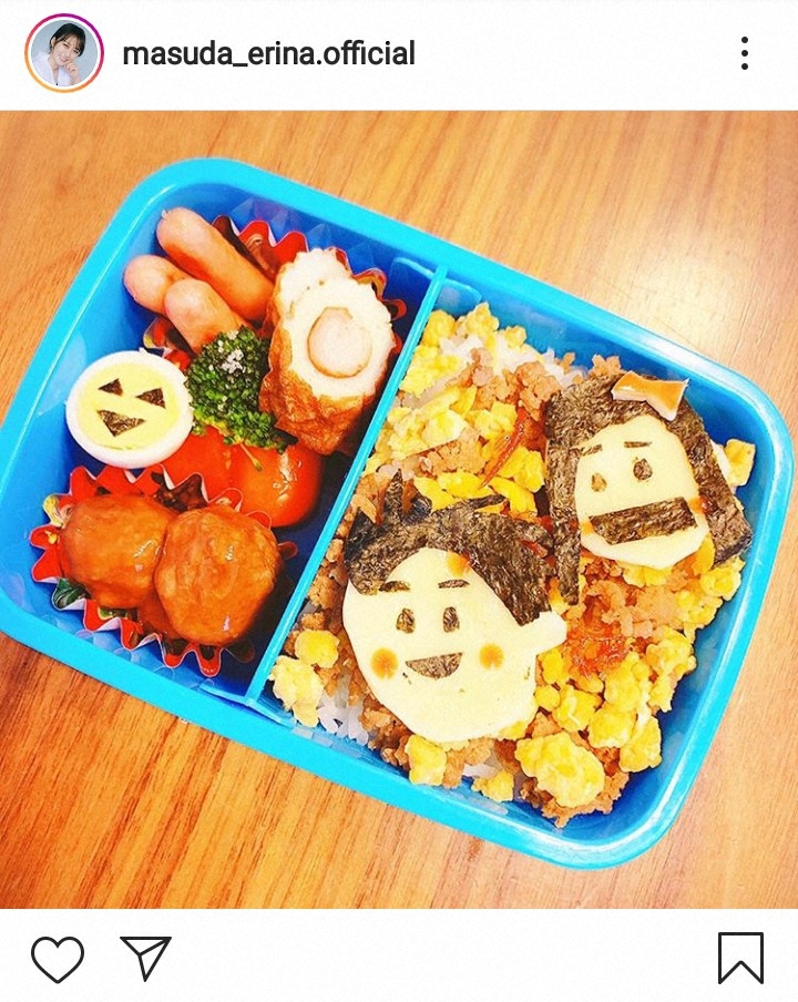 【画像・写真】枡田絵理奈アナ「鬼滅の刃…風！？」　手作りキャラ弁公開に「素敵」「かわいい」