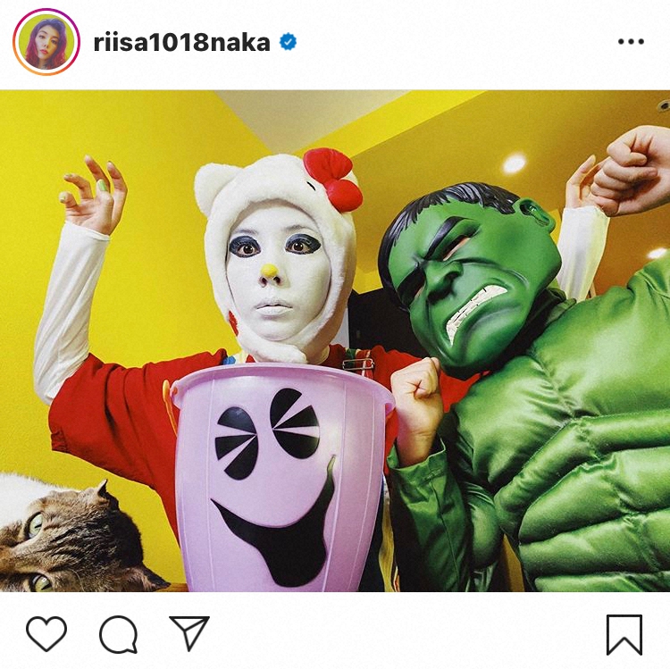 【画像・写真】仲里依紗「なにかが違う」ハロウィーンであの人気キャラ変装も…ファン「ヒゲがない」「爆笑」