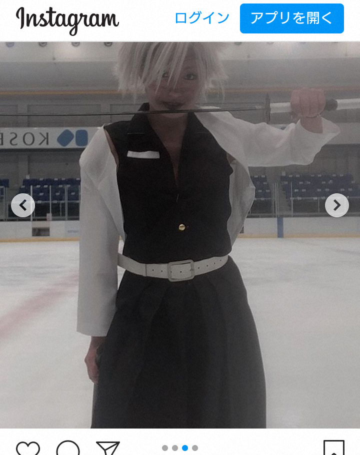 【画像・写真】安藤美姫　氷上の「鬼滅の刃」不死川実弥コスプレに「完璧です」「エロかっこいい」
