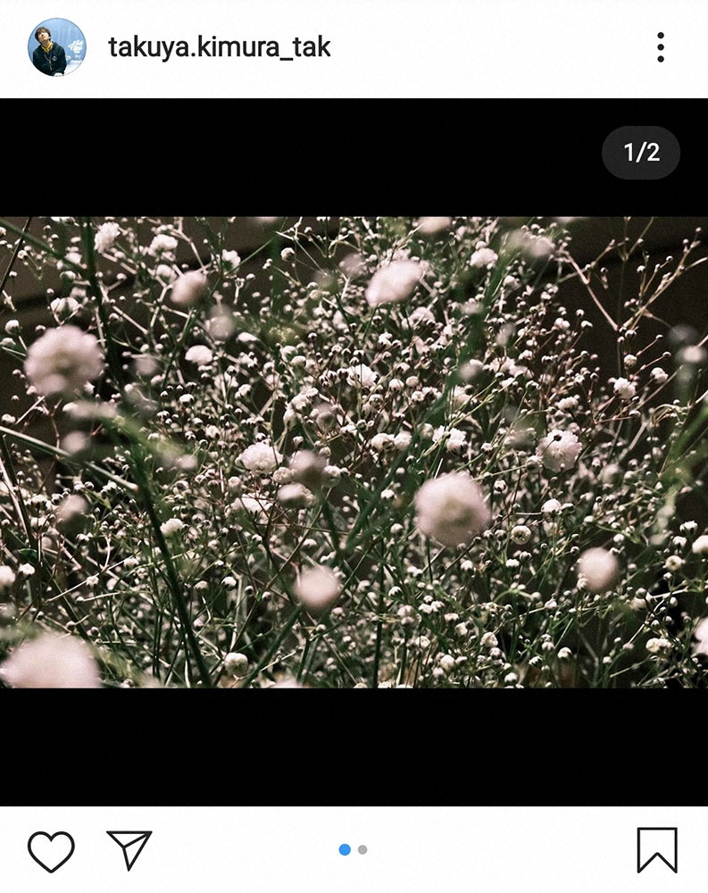 【画像・写真】木村拓哉公式インスタグラム（＠takuya.kimura_tak）より