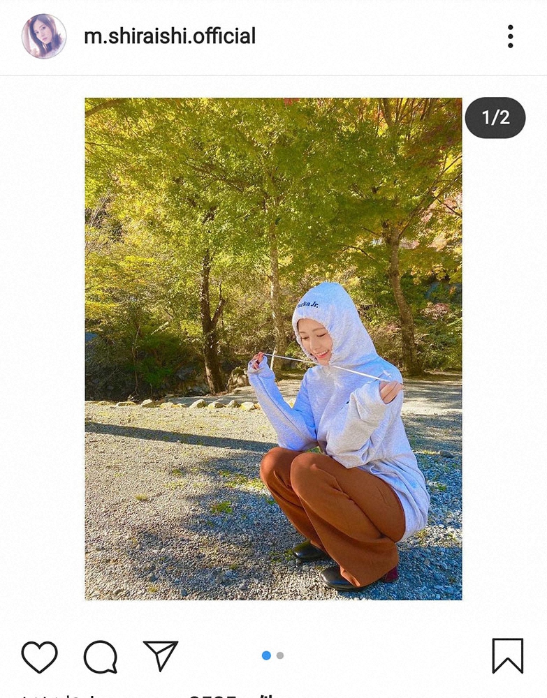 【画像・写真】白石麻衣　「Mr.パーカー Jr.」に！チョコプラ“再現”もファン「意味わからんぐらいかわいい」