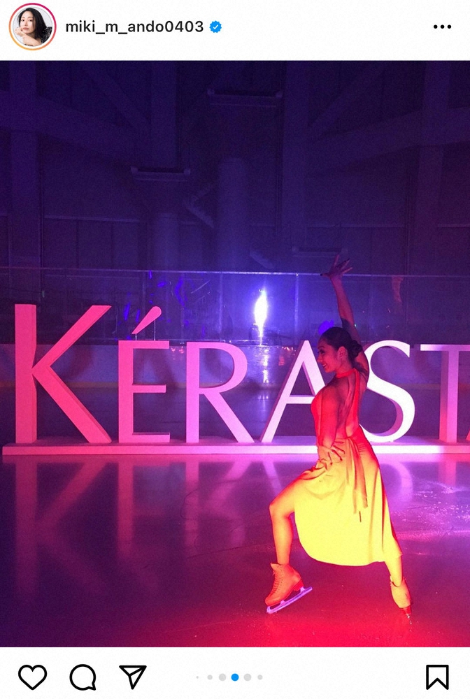 【画像・写真】安藤美姫　“情熱的”フラメンコドレス姿披露に称賛の声　「お似合い」「色っぽさ満点」