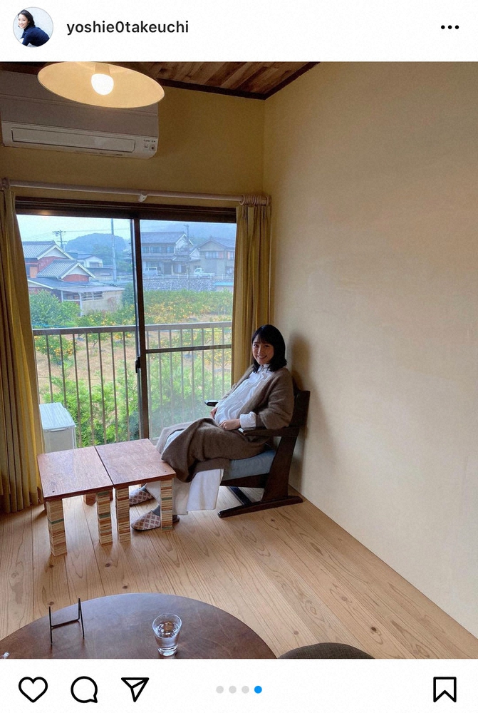 【画像・写真】竹内由恵アナ　ふっくらお腹に手を当て、ほほ笑む姿に反響「もうお母さんのお顔」「母性が溢れ出てる」