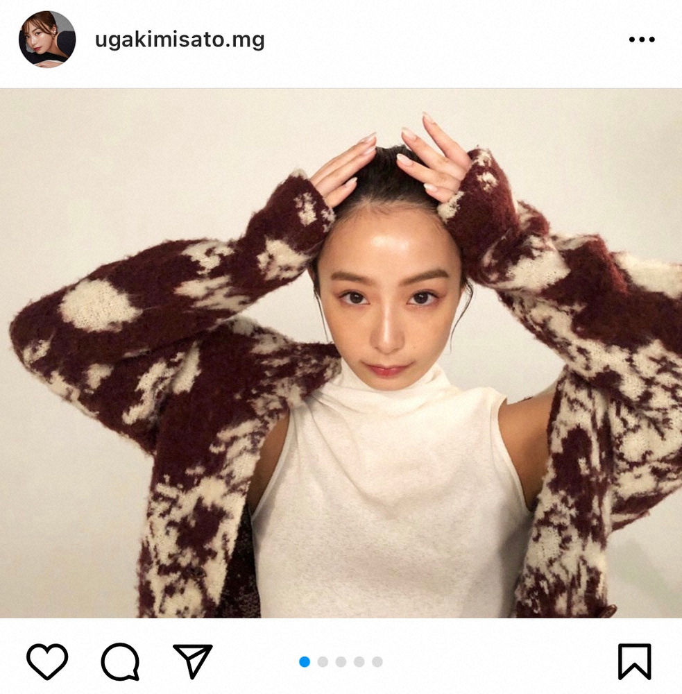 【画像・写真】宇垣美里“デコ出し”オフショット披露　ファン「おでこキレイ」「たまらん」