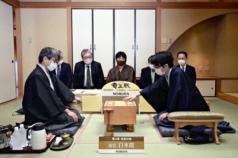 【画像・写真】豊島竜王VS羽生九段　局面は斬り合いへ進展　竜王戦第4局2日目