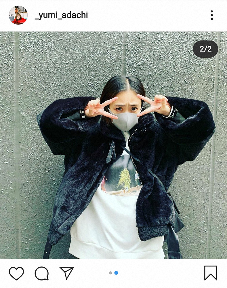 【画像・写真】安達祐実「すぐふざける」Wピース姿に「かわいすぎる」「永遠の家なき子時代!!」の声