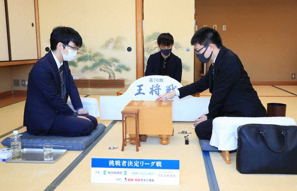【画像・写真】王将戦挑戦者決定L　豊島竜王と永瀬王座のプレーオフが始まる