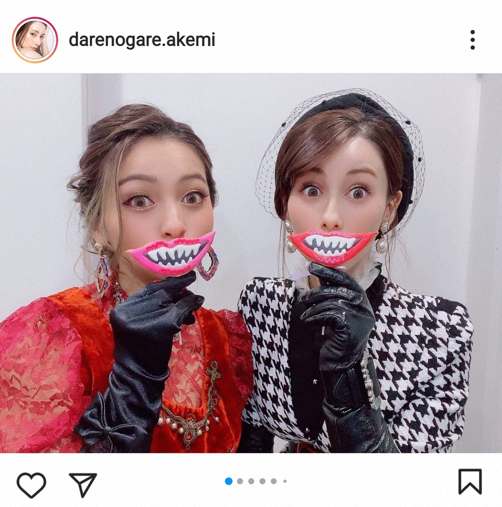【画像・写真】ダレノガレ明美　ゆきぽよとのお茶目な2ショット披露　「美人姉妹」「2ショットは神」