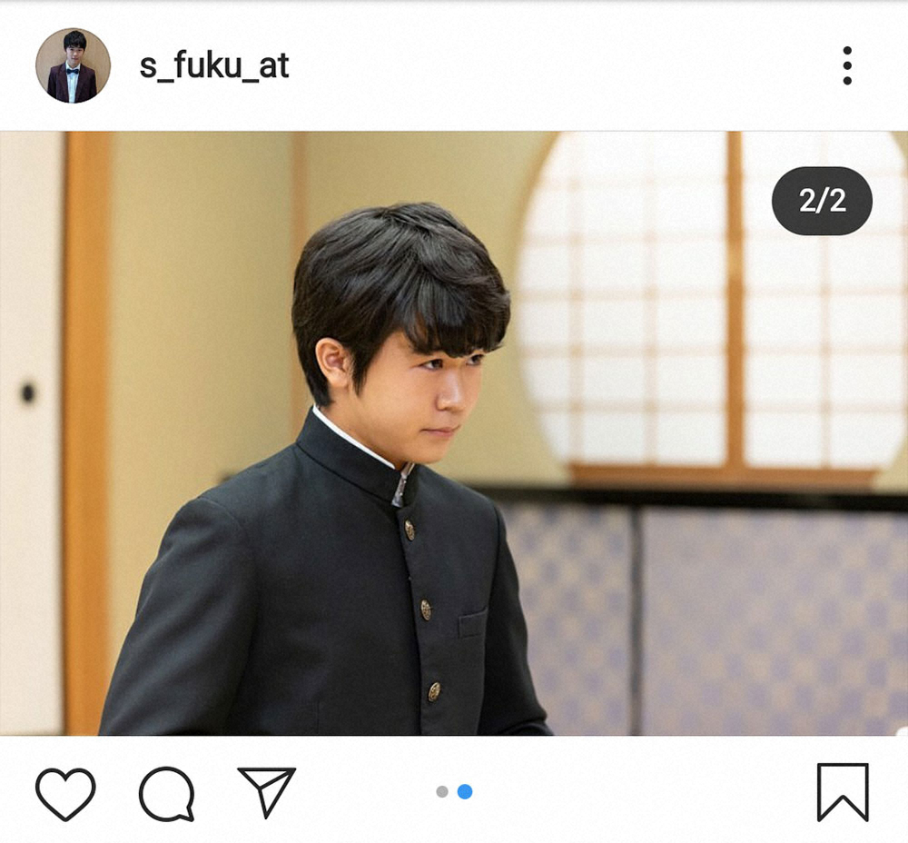 【画像・写真】鈴木福公式インスタグラム（＠s_fuku_at）より