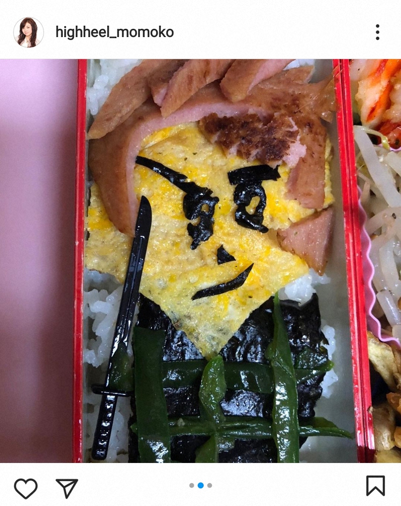 【画像・写真】ハイヒール・モモコ　「鬼滅の刃」キャラ弁を披露　高3娘にも好評「大学生になっても」