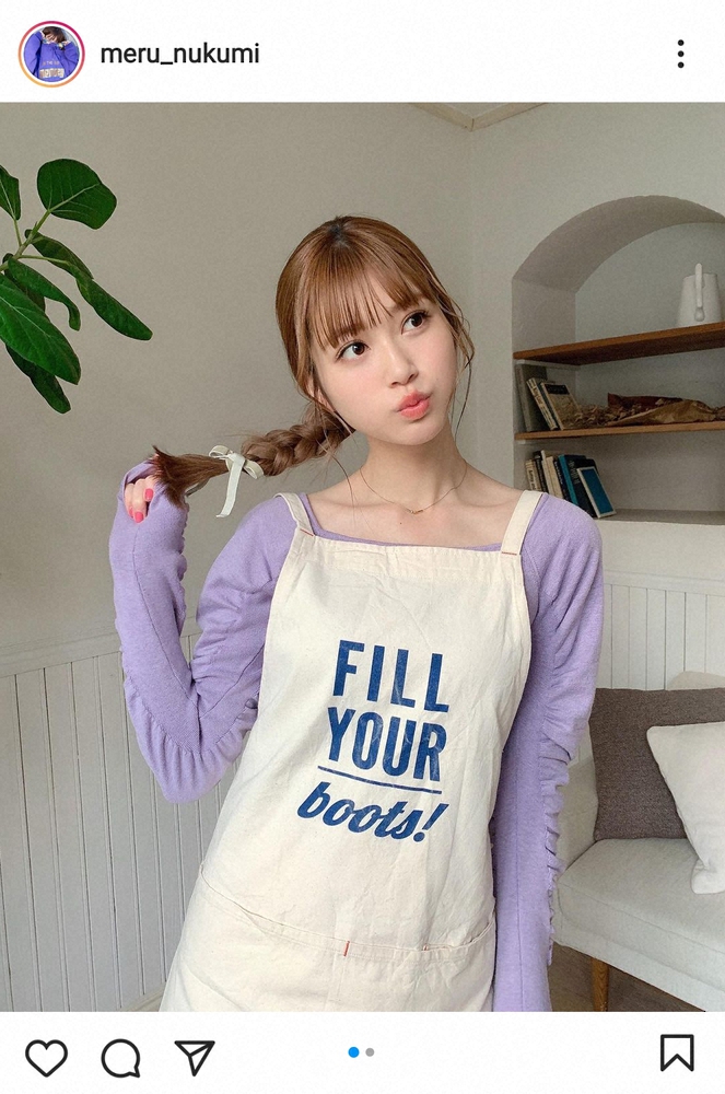 【画像・写真】生見愛瑠「作って欲しい料理なーに」エプロン姿に反響続々　「超絶可愛い」「一緒に料理したい」