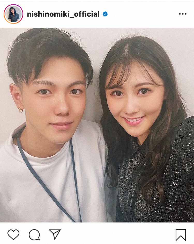 【画像・写真】西野未姫、実弟との2ショットが反響「まじイケメン」驚きの“恋人募集”「素敵なお相手探しています」