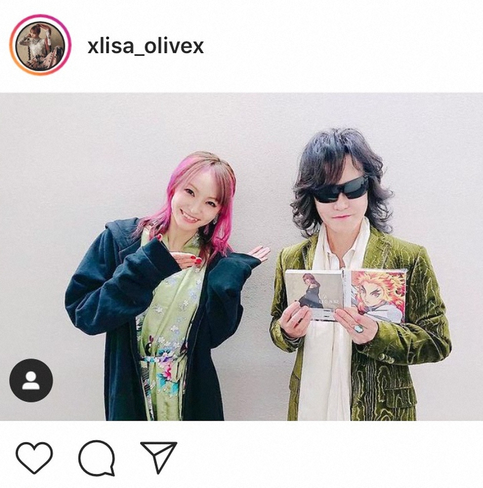 【画像・写真】LiSA　「鬼滅の刃」主題歌を熱唱した「かみさま」に感動を直接伝える