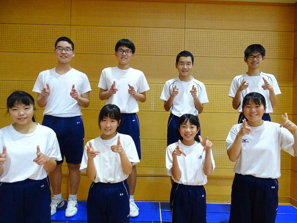 規定曲中学生部門を制した長崎県平戸市立大島中学校「Team大島22」