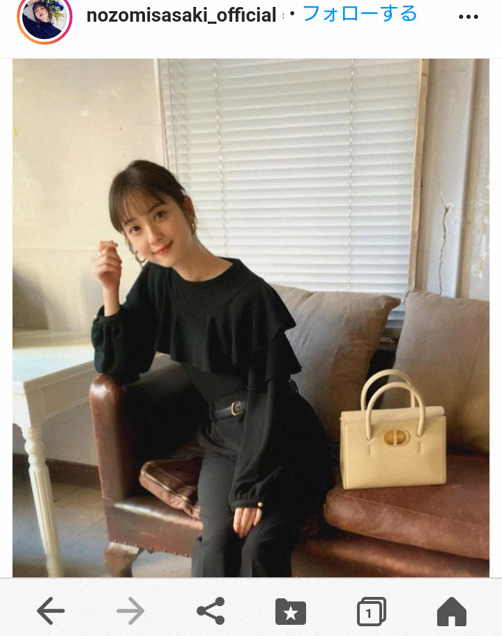 佐々木希公式インスタグラム Nozomisasaki Official より スポニチ Sponichi Annex 芸能